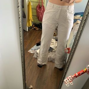 Banana Republic cream pants